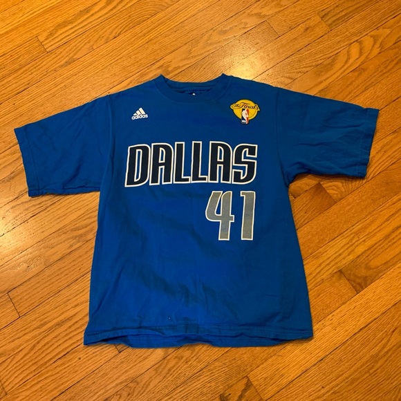 adidas Other - Dallas Mavericks Dirk Nowitzki 2011 NBA finals shirt